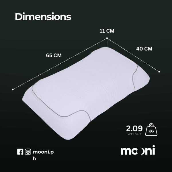 Mooni Serene EarthKind Pillow | Plush Comfort for Side Sleepers